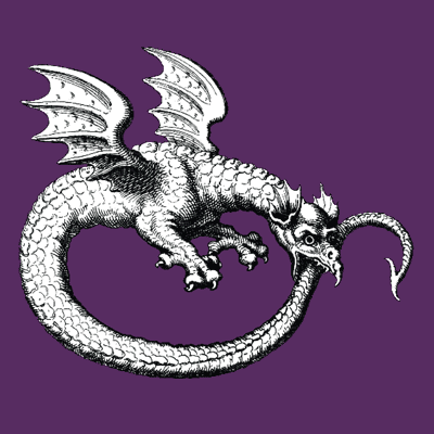 dragon got its tail crossstitch pattern BAP